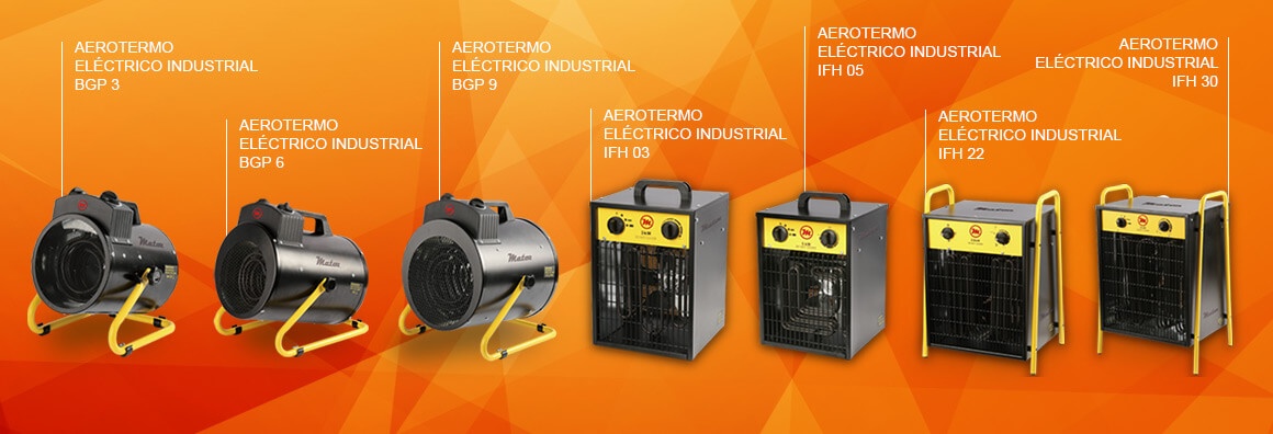 Nuevos aerotermos industriales eléctricos IFH y BGP