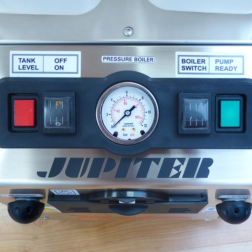  Panel de control con manómetro Generador de vapor industrial JUPITER 