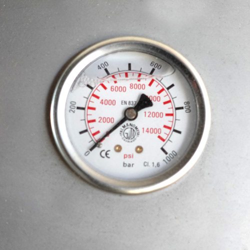 manómetro hidrolimpiadora