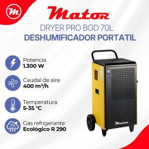 Info Dryer pro BGD 70L