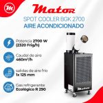 infografía Spoot cooler mator 2700 infografía
