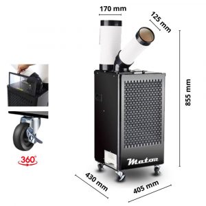Imágen medidas spot cooler 2700