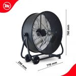 Ventilador Drum fan 600 medidas