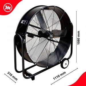 Ventilador Drum fan 900 medidas