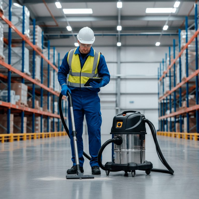 Cómo realizar una limpieza industrial, paso a paso.