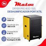 Info Dryer pro BGD 150L